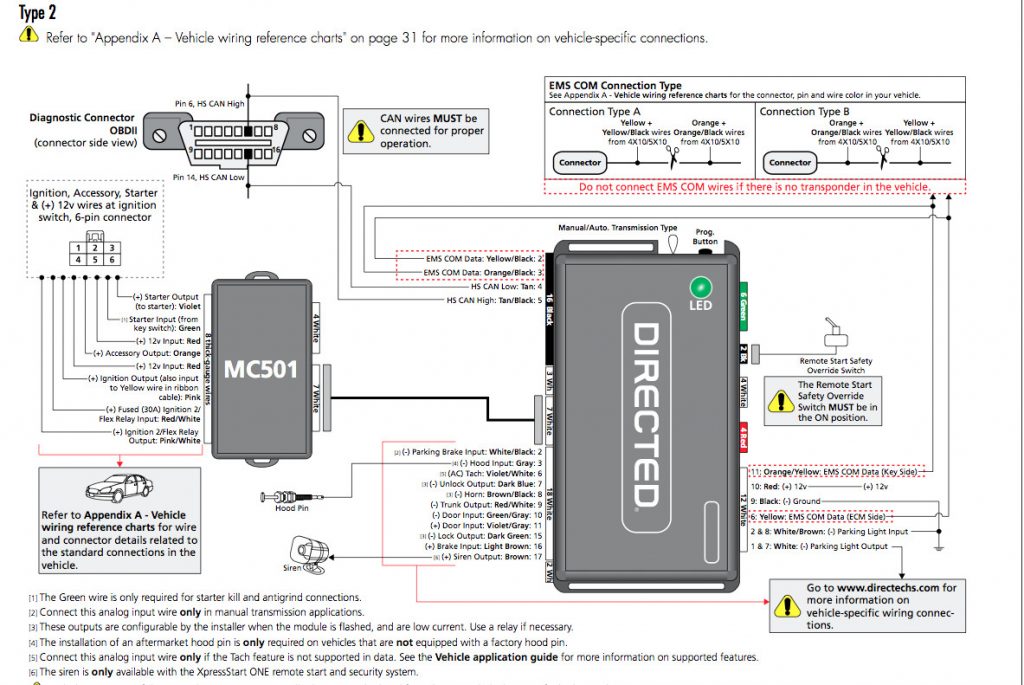 Directed Remote Start Wiring Diagram Dei Dball2 Install Using Oem In