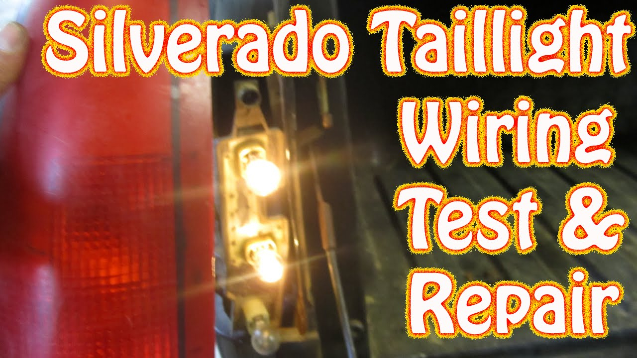 Diy Chevy Silverado Gmc Sierra Taillight Repair How To Test And - Tail Light Wiring Diagram Chevy