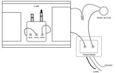 Doorbell Wiring Diagrams | For The Home | Doorbell Button, Bedroom - Doorbell Wiring Diagram Two Chimes