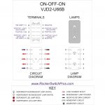 Dpdt Rocker Switch | On Off On | 2 Ind Lamps   Carling Rocker Switch Wiring Diagram