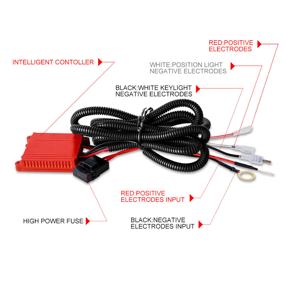 Dual Color Led Work Light Bar Remote Control Wiring Harness Switch - Autofeel Light Bar Wiring Diagram
