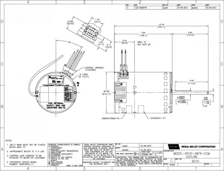 Ecm Motor Wiring Diagram For Hvac Wiring Diagram Genteq Motor