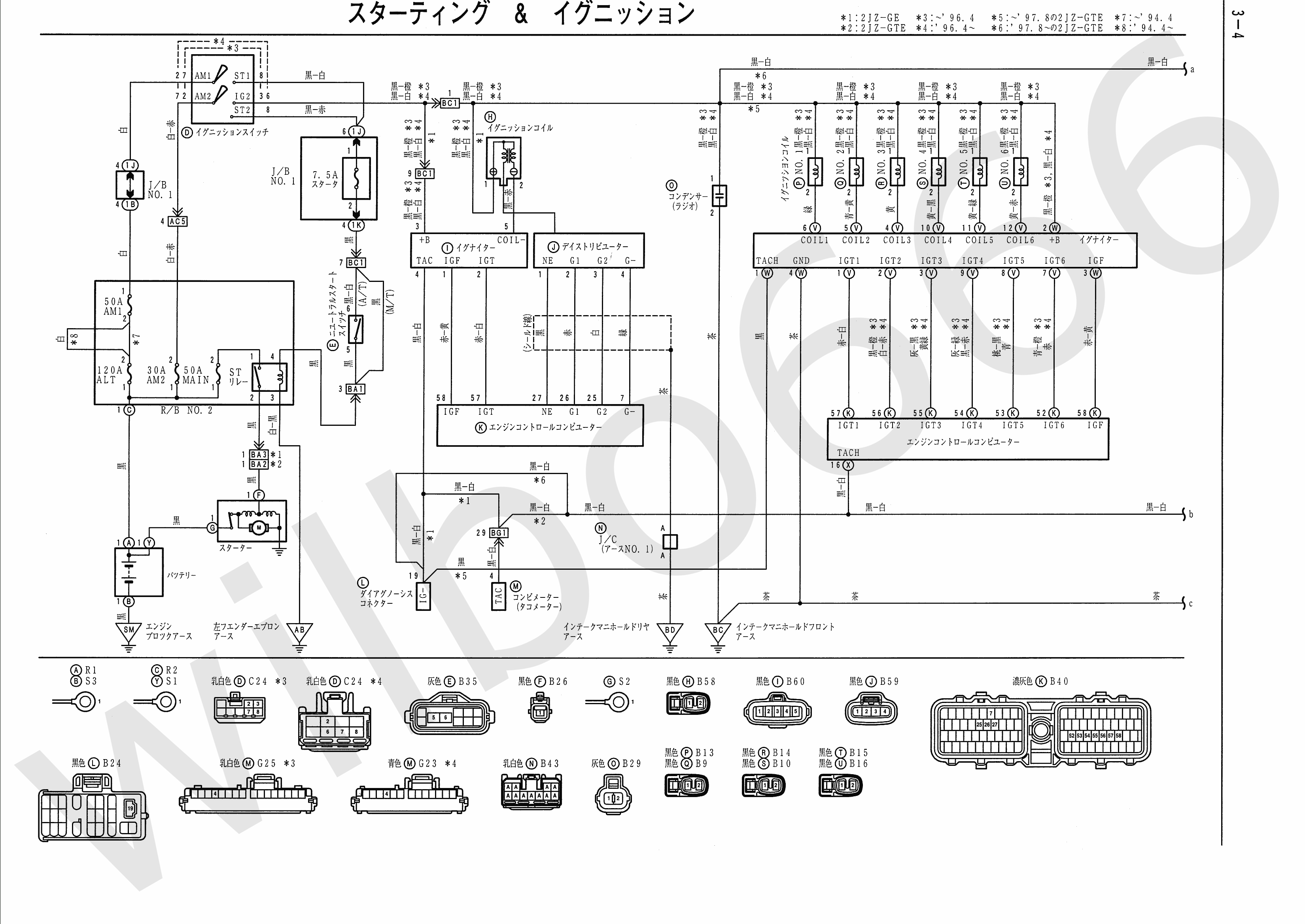 Ecu Schematics | Wiring Diagram - Toyota Igniter Wiring Diagram