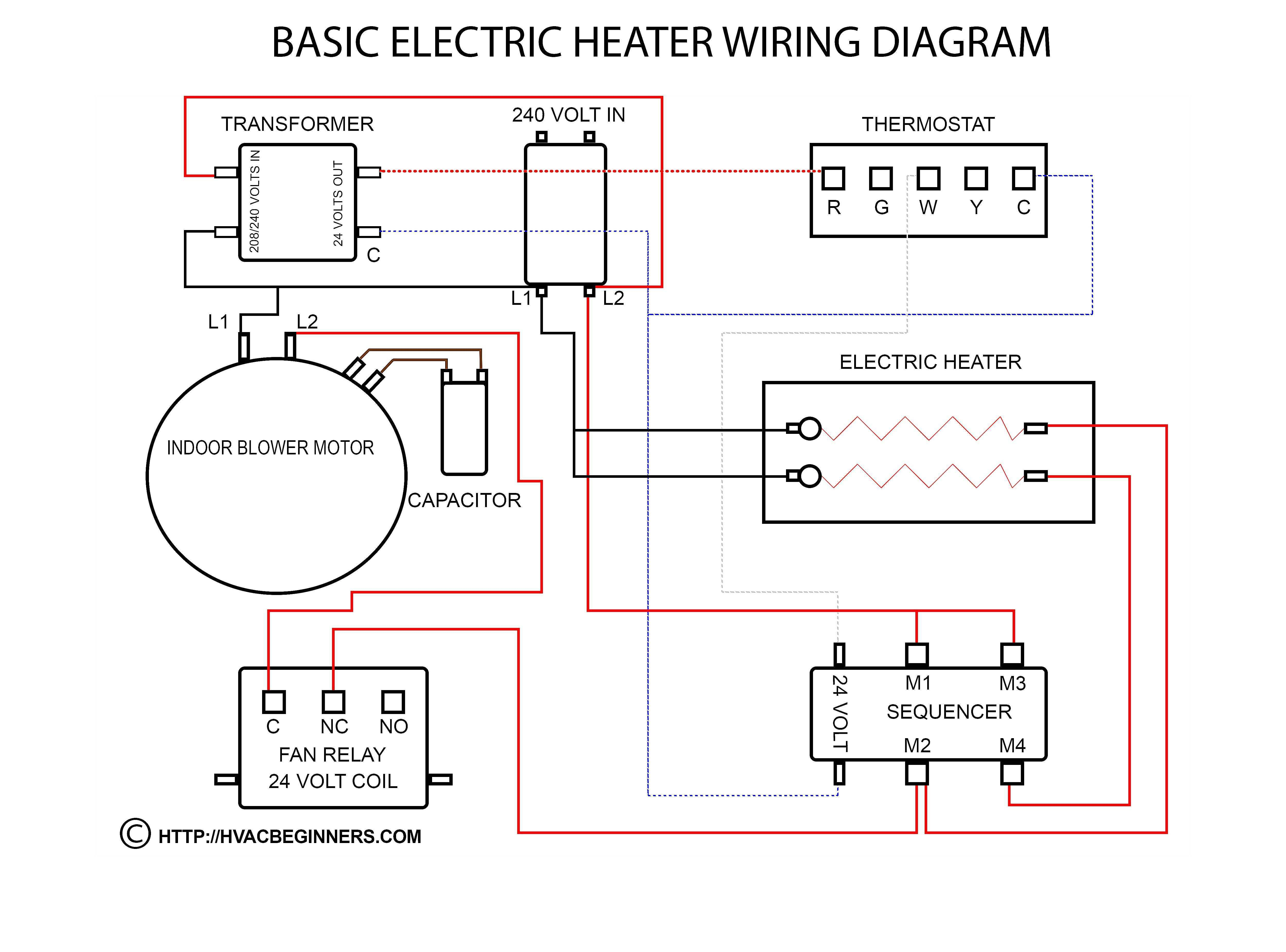 Electric Heater Wiring Diagram - Wiring Diagram Data - Electric Water Heater Thermostat Wiring Diagram