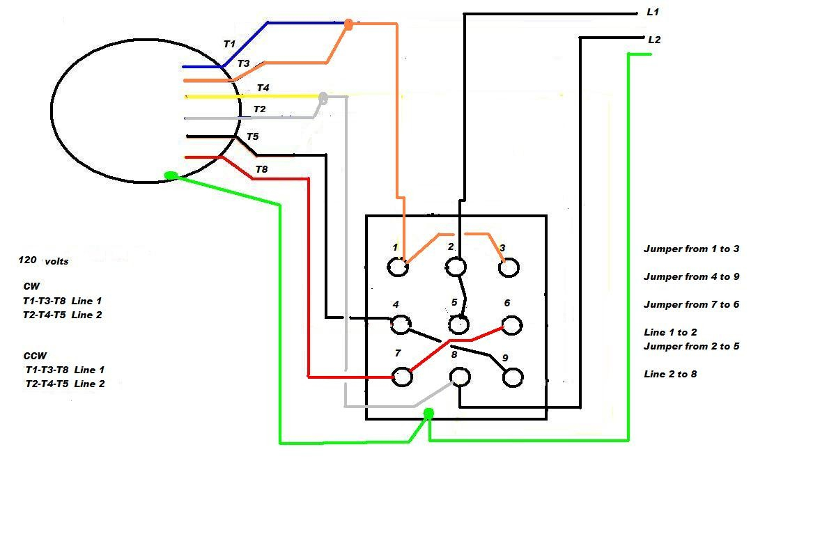 Electric Motor Wiring Diagram 220 To 110 - Data Wiring Diagram Schematic - Electric Motor Capacitor Wiring Diagram