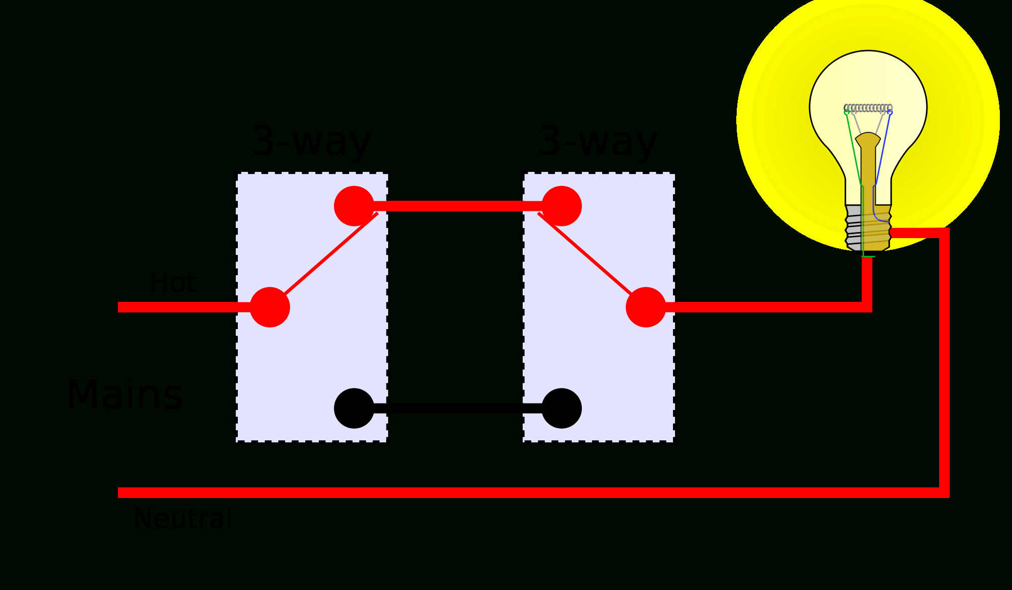 Electrical - How Can I Eliminate One 3-Way Switch To Leave Just One - Wiring Two Lights To One Switch Diagram