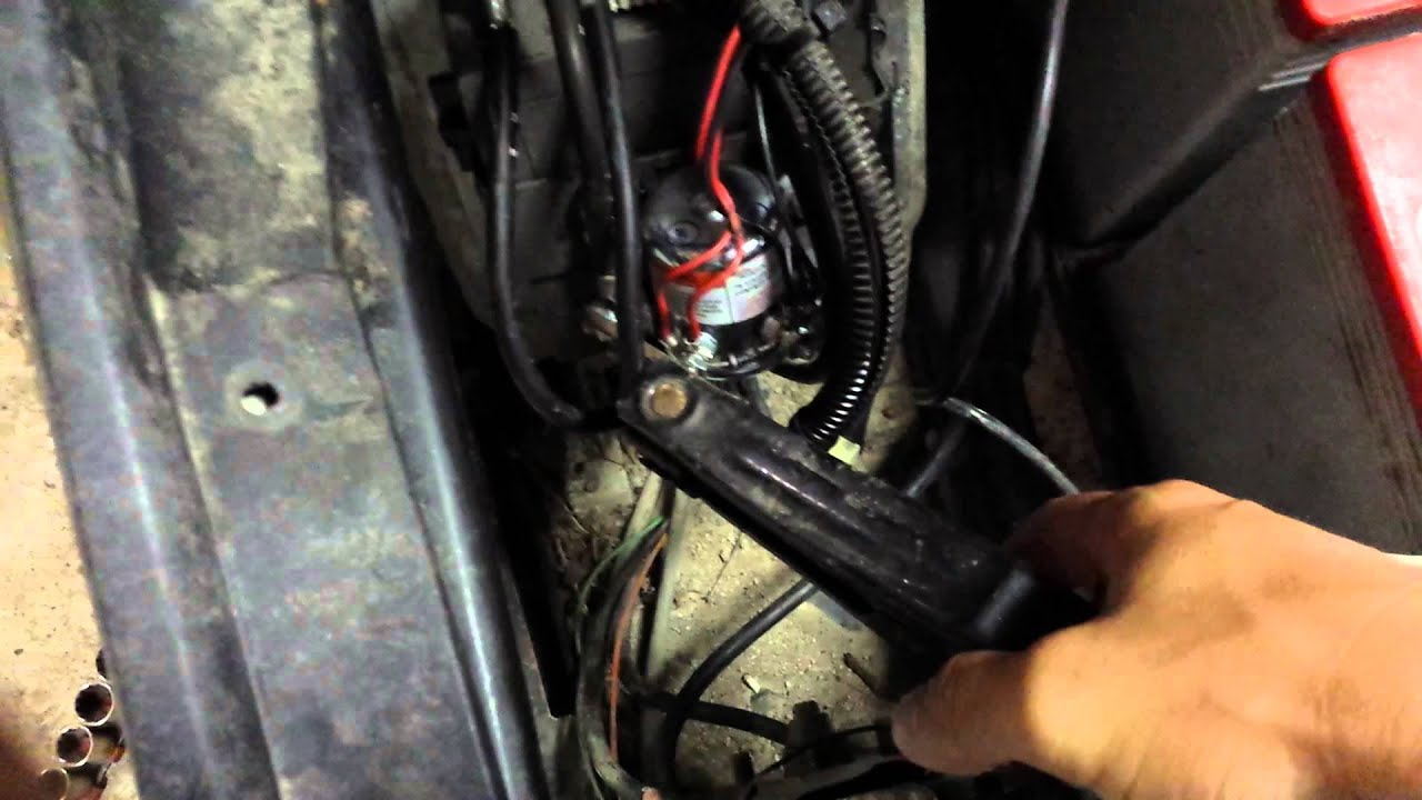 Ezgo Golf Cart Help Solenoid Issue - Youtube - Ez Go Golf Cart Wiring Diagram Gas Engine