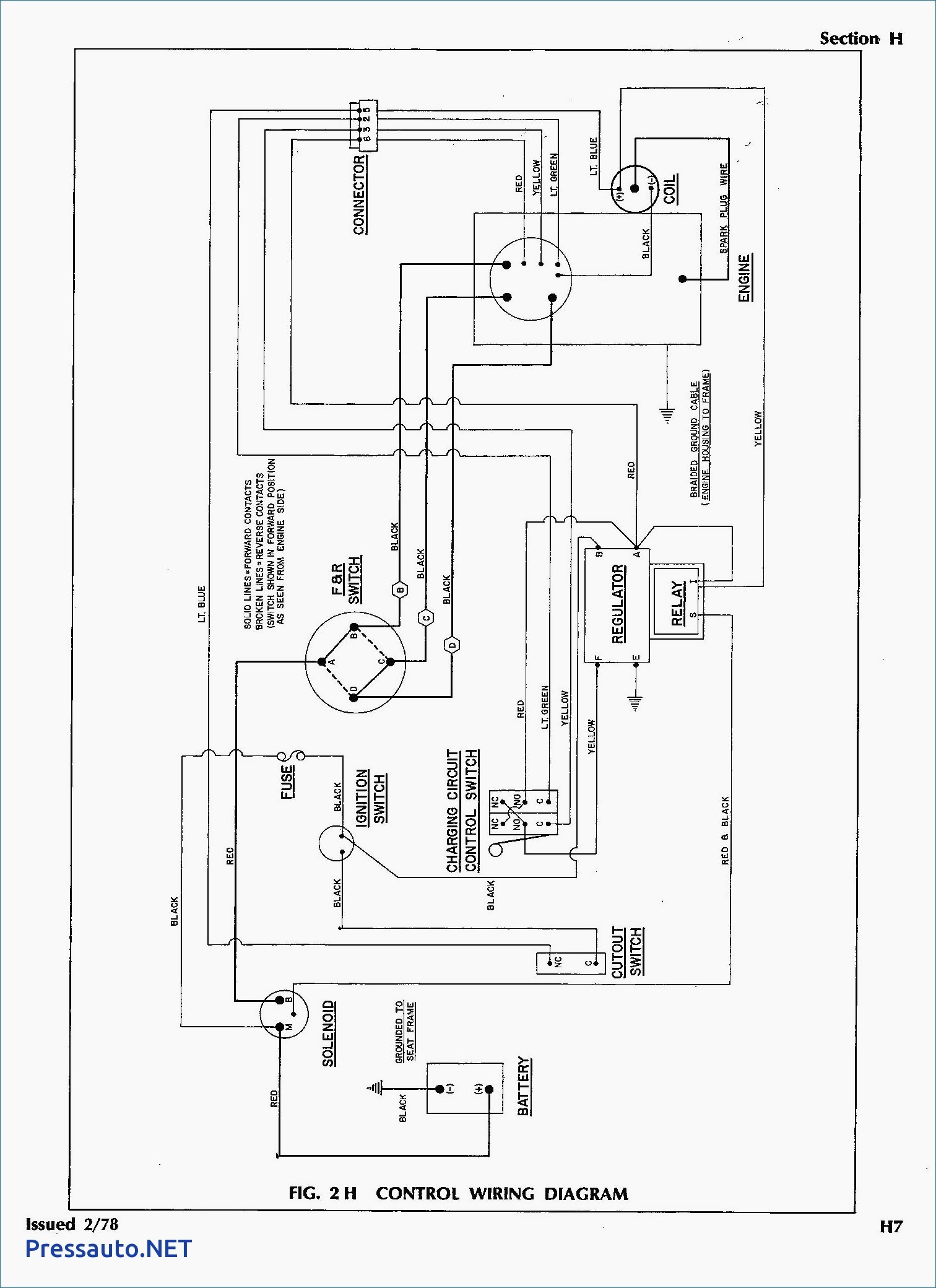 Ezgo Golf Cart Wiring Diagram 36 Volt 1998 - Wiring Diagram Explained - Ezgo 36 Volt Wiring Diagram