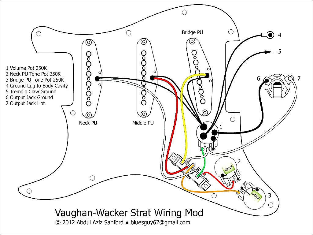 Fender Guitar Wiring Diagrams - Wiring Diagrams Hubs - Fender Stratocaster Wiring Diagram