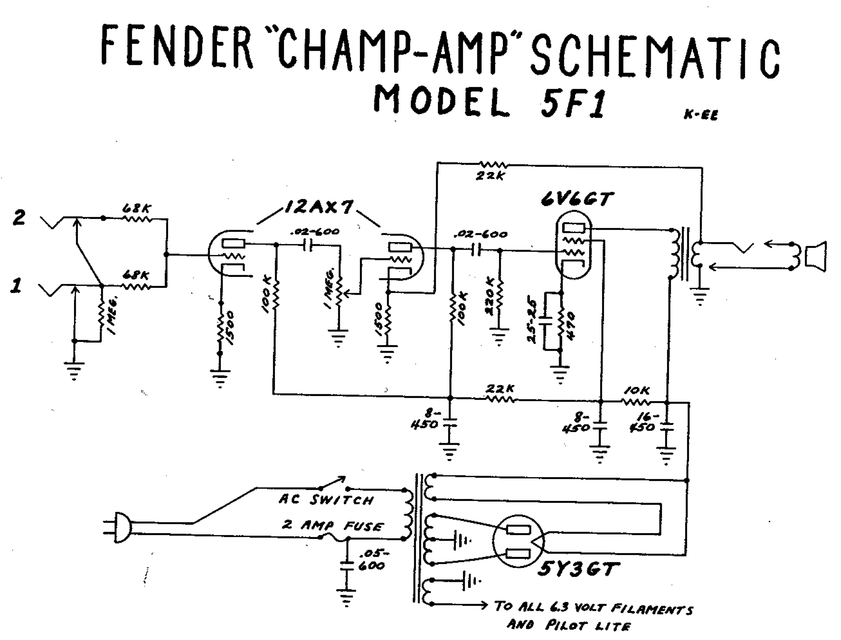 Fender Mustang Wiring Schematic | Wiring Library - Fender Mustang Wiring Diagram