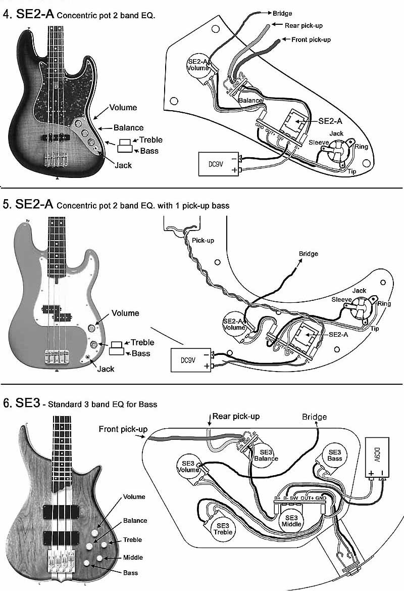 Fender P Bass Wiring Schematic | Manual E-Books - Fender P Bass Wiring Diagram