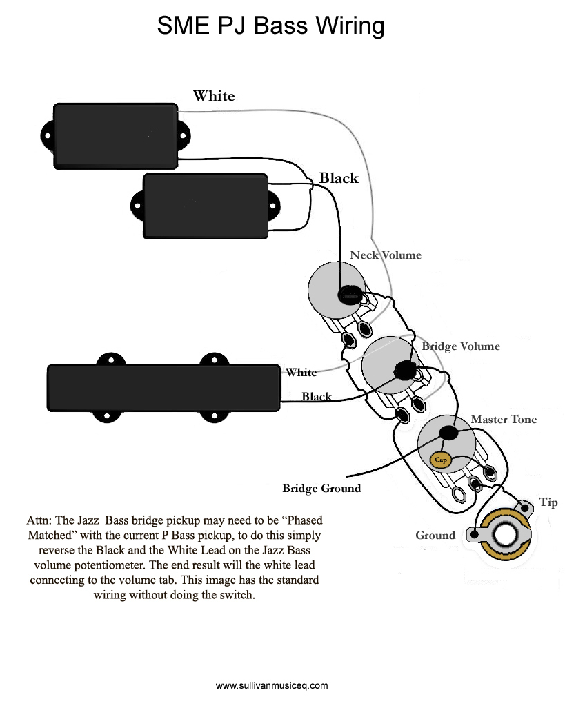 Fender Precision B Wiring Diagram | Wiring Diagram - Fender P Bass Wiring Diagram