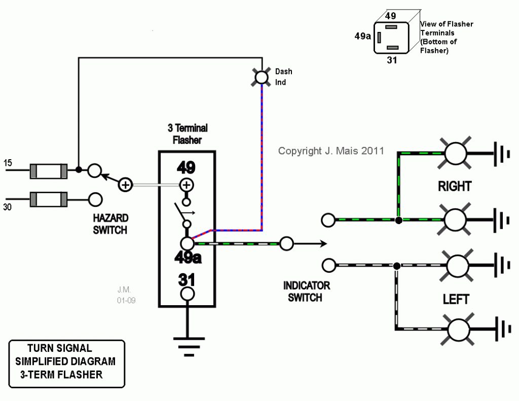 Flashers And Hazards 2 Pin Flasher Relay Wiring Diagram Wiring Diagram