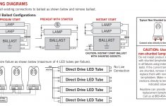 2-Lamp T8 Ballast Wiring Diagram