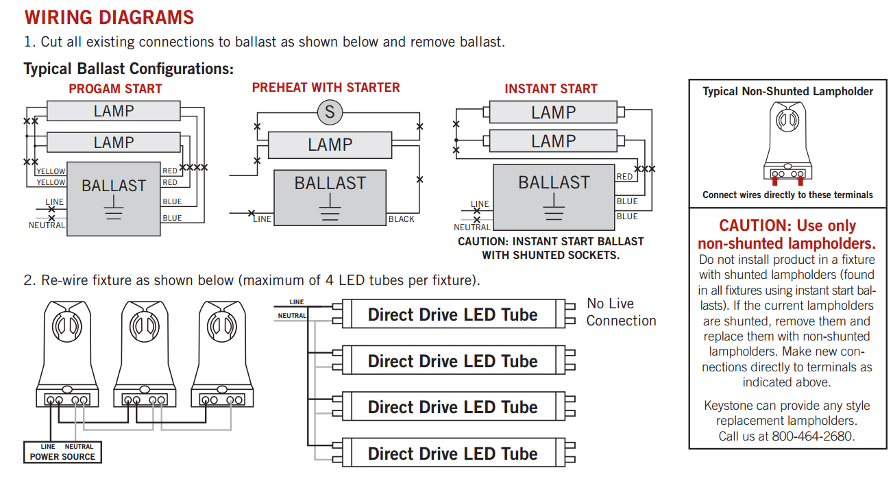Fluorescent Bulbs T8 Ballast Wiring Diagram | Wiring Diagram - 2 Lamp T8 Ballast Wiring Diagram