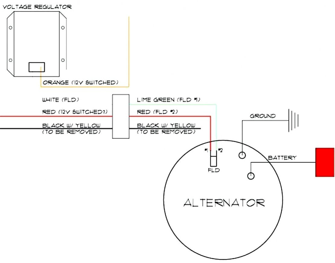 Ford 3 Wire Alternator Wiring - All Wiring Diagram Data - Ford Alternator Wiring Diagram