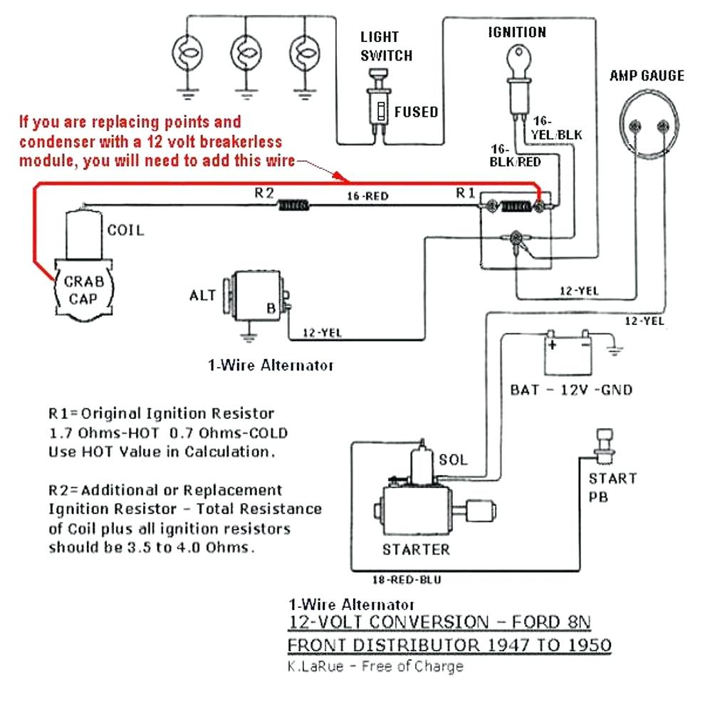 Ford 8N Alternator Conversion Diagram - Wiring Diagrams Hubs - 8N Wiring Diagram