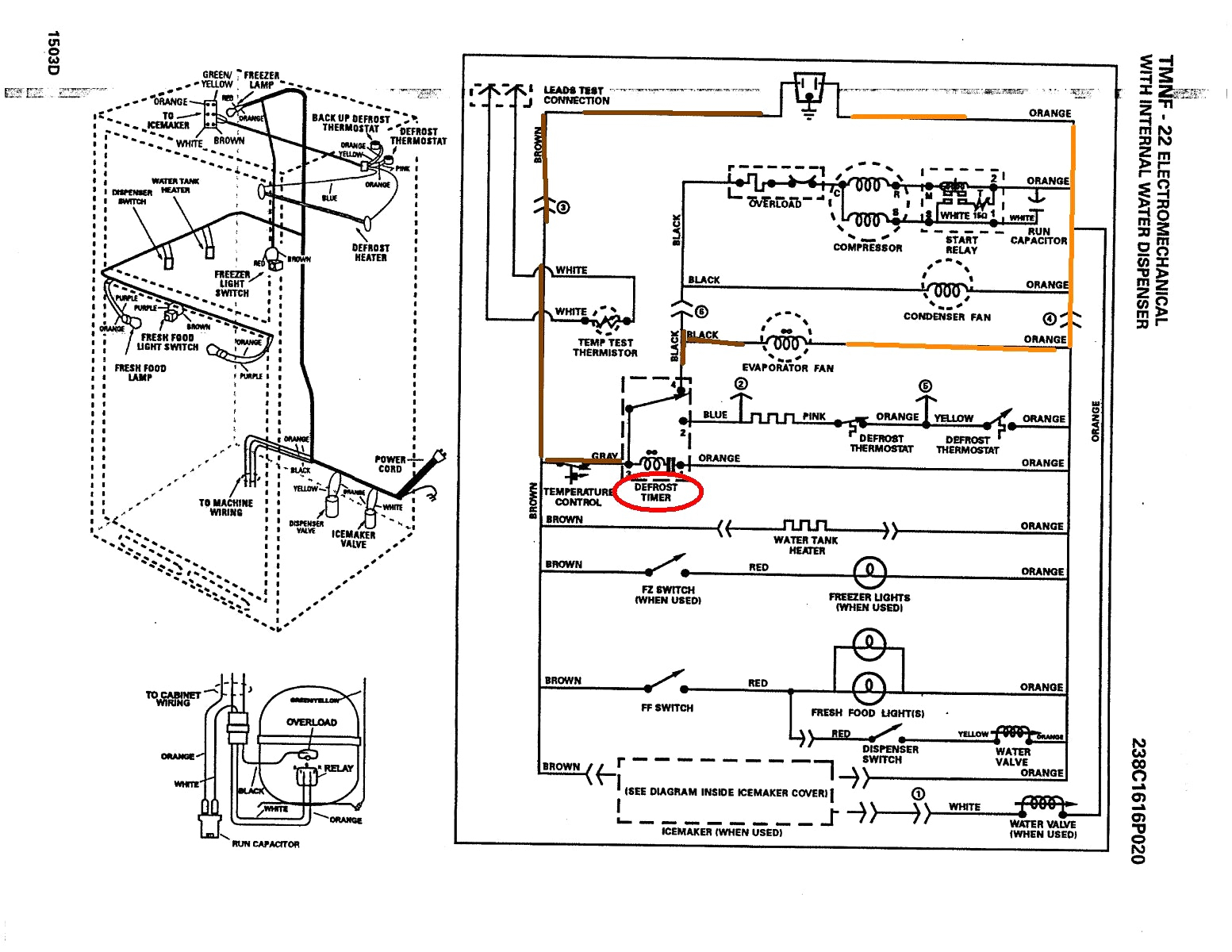 Ge Fridge Schematics - Wiring Diagram Data - Ge Refrigerator Wiring Diagram