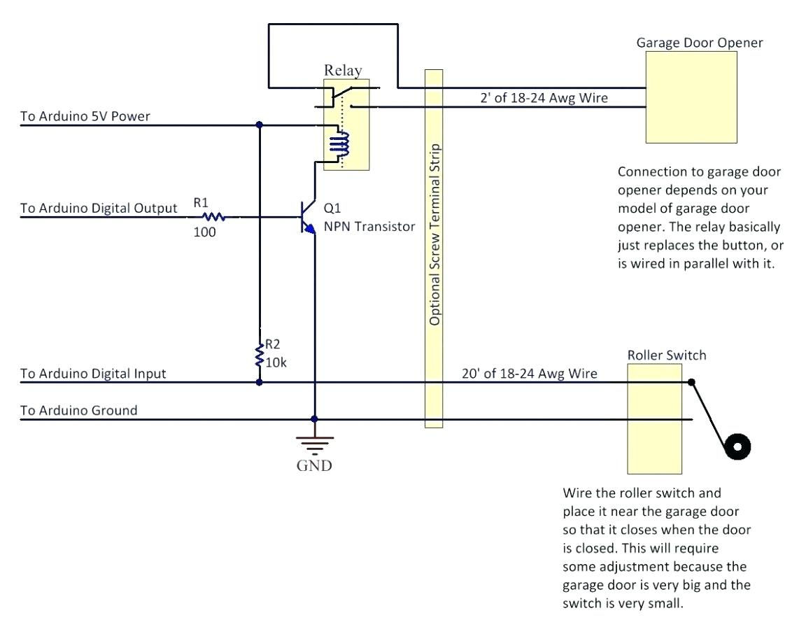 Genie Garage Wiring Safety Laser - Great Installation Of Wiring - Genie Garage Door Sensor Wiring Diagram