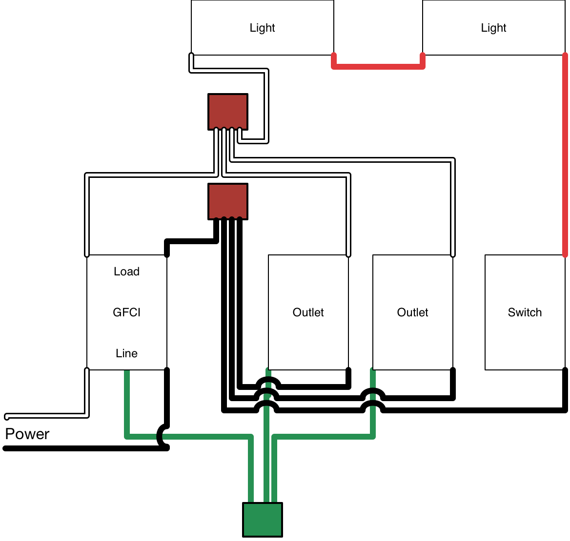 Gfci Light Wiring Diagram - Wiring Diagram Name - Gfci Outlet With Switch Wiring Diagram