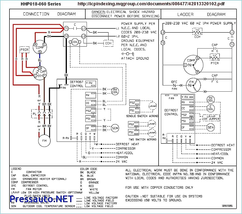 Goodman Package Heat Pump Wiring Diagram | Wiring Library - Heat Pump Thermostat Wiring Diagram