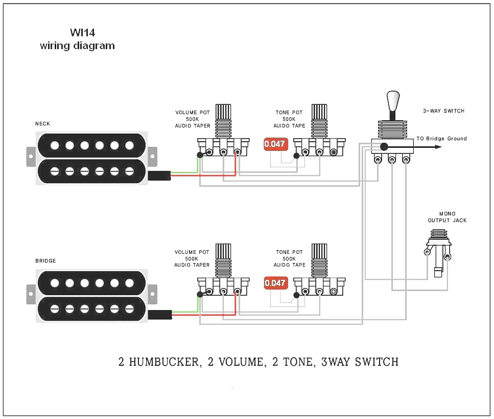Guitar Wiring Diagrams 2 Pickups 2 Volume Fender Precision Bass - Jazz Bass Wiring Diagram