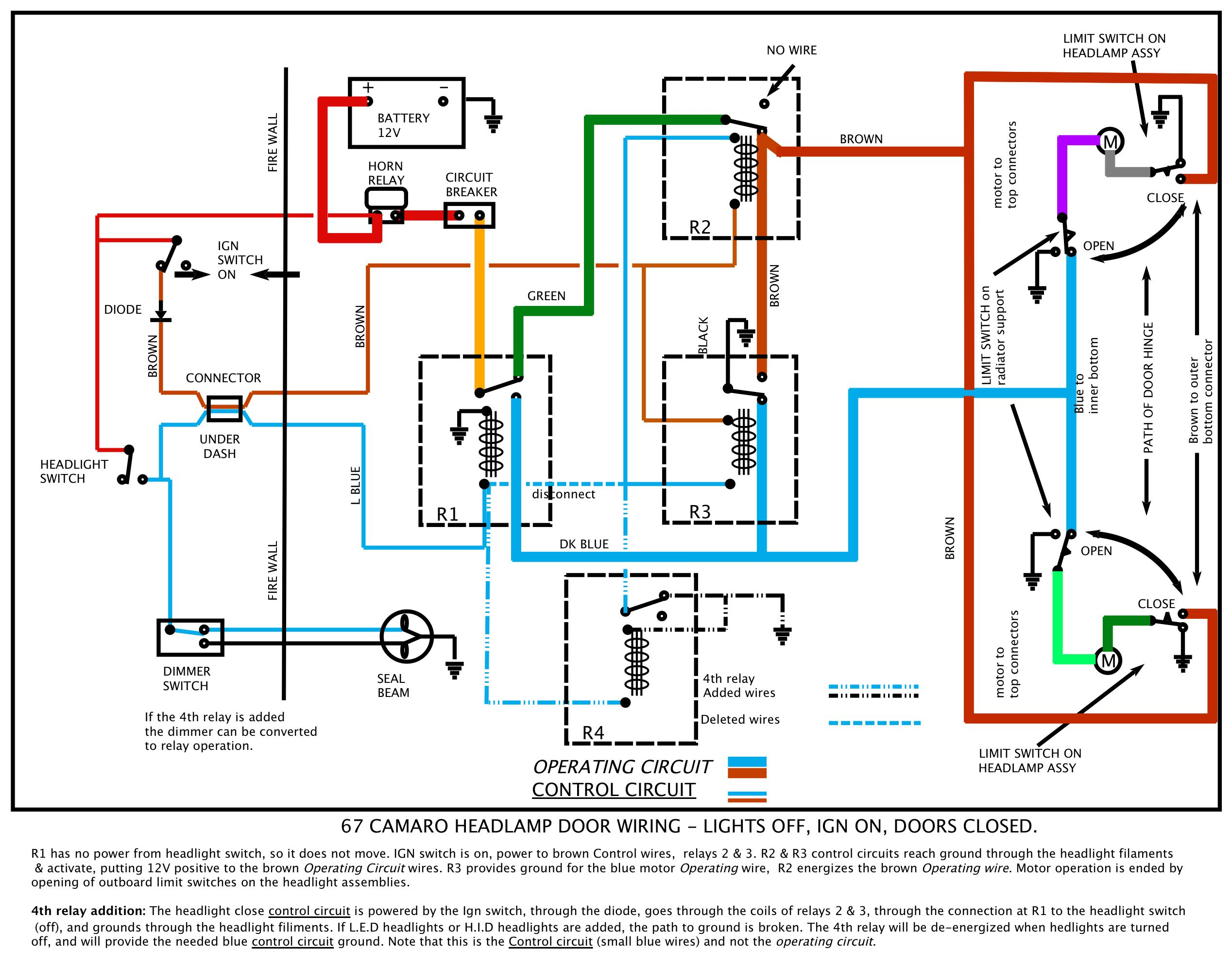 H4 Wiring Upgrade Diagram 67 Camaro | Wiring Diagram - H4 Wiring Diagram