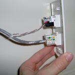 Hack Your House: Run Both Ethernet And Phone Over Existing Cat 5   Cat 5 Wiring Diagram Wall Jack