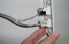 Hack Your House: Run Both Ethernet And Phone Over Existing Cat-5 - Cat 5 Wiring Diagram Wall Jack