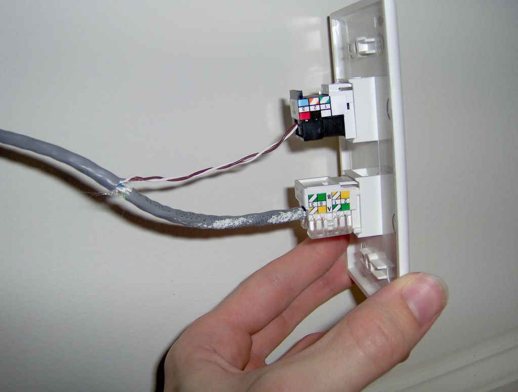Hack Your House: Run Both Ethernet And Phone Over Existing Cat-5 - Cat5 Phone Line Wiring Diagram