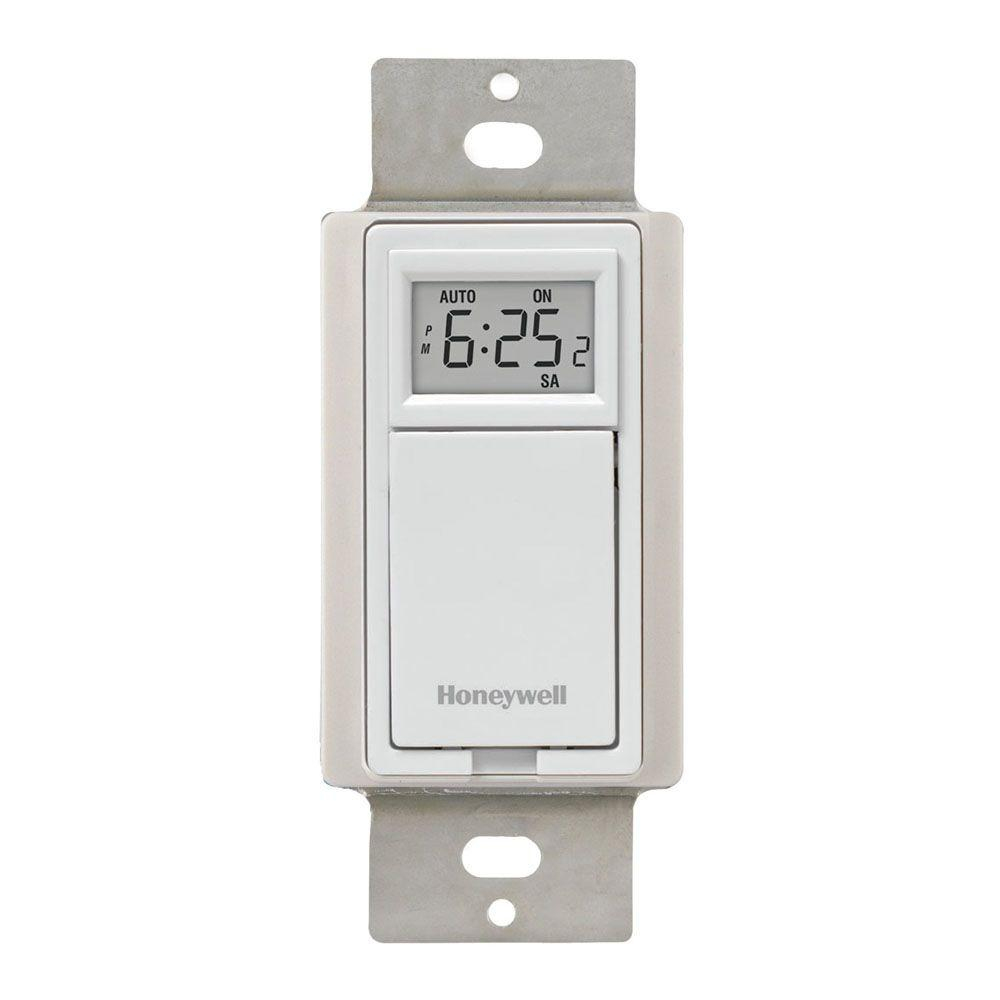 Honeywell 7-Day Programmable Timer Switch For Lights And Motors - Honeywell Wiring Diagram