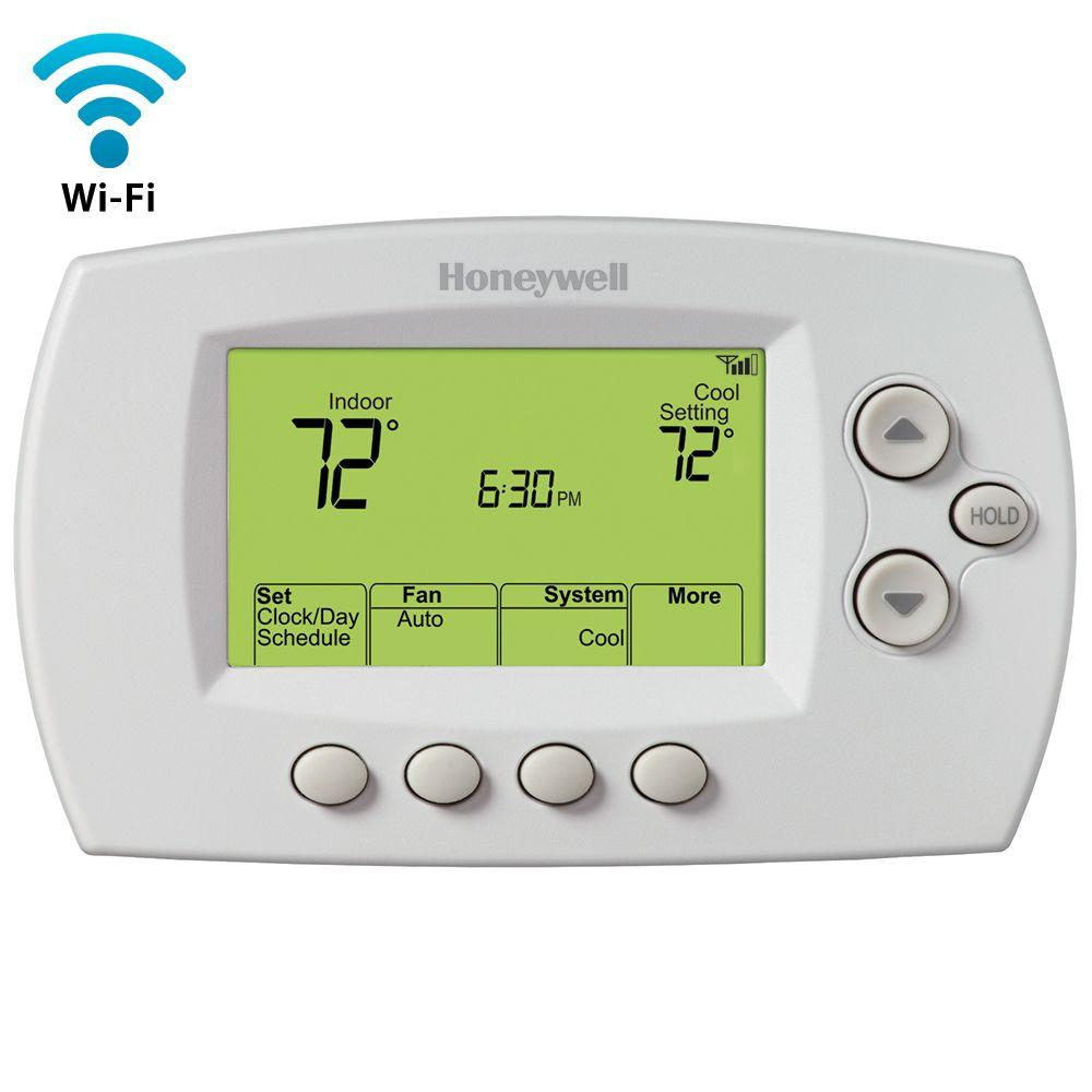Honeywell Wi-Fi 7 - Day Programmable Thermostat + Free App-Rth6580Wf - Honeywell Wifi Thermostat Wiring Diagram