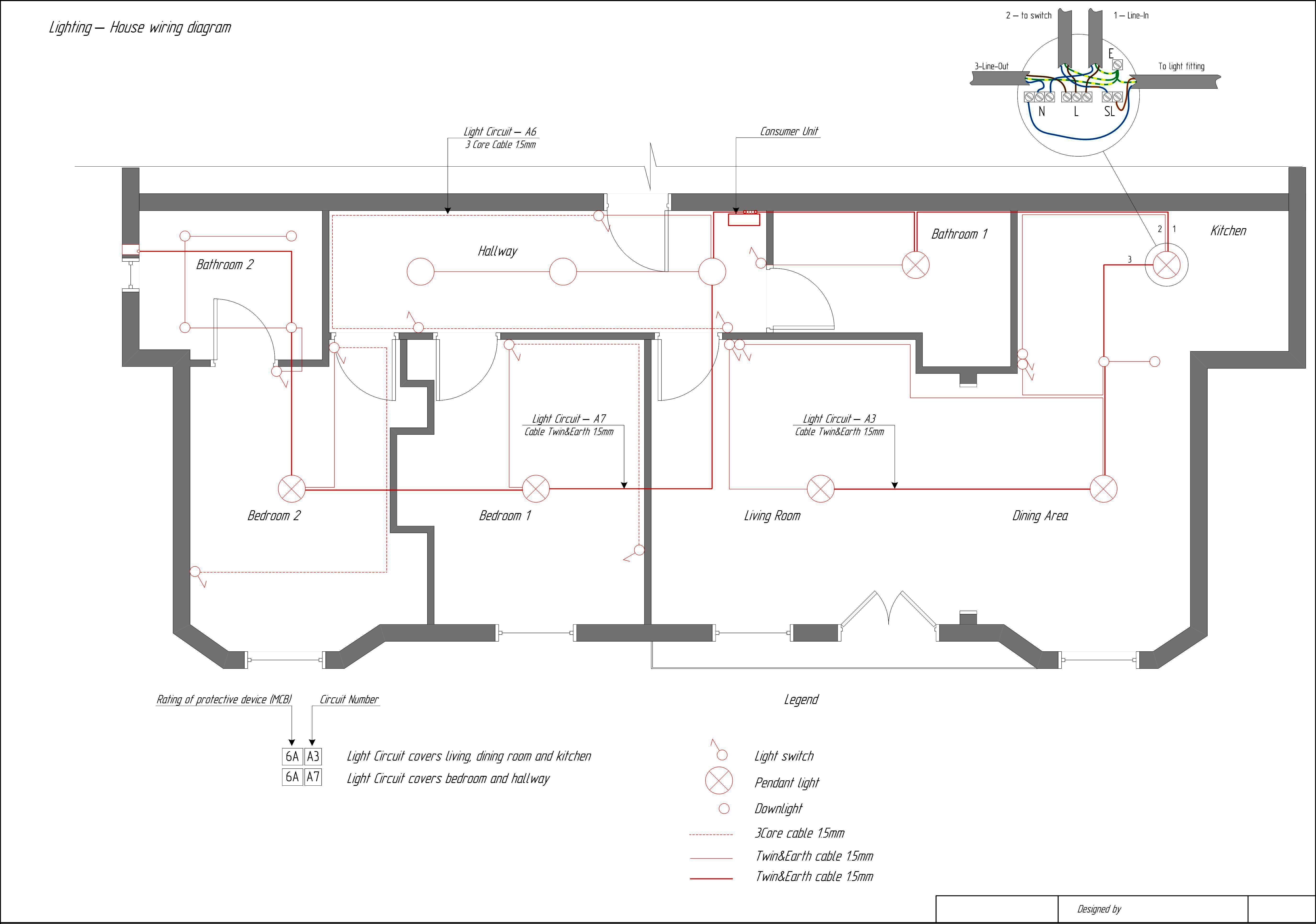 Household Wiring Diagrams - Data Wiring Diagram Today - Basic House Wiring Diagram