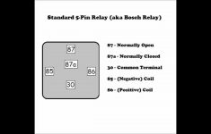 How A 5 Pin Relay Works - Youtube - 5 Pin Relay Wiring Diagram