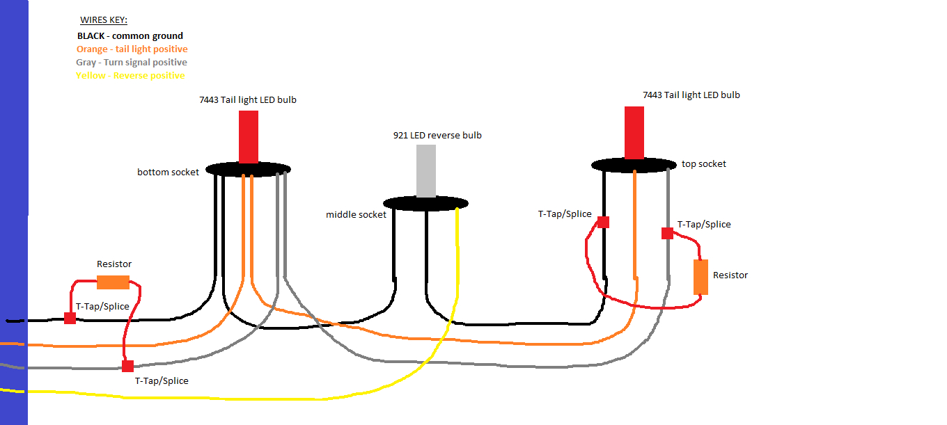 Led Tail Lights Wiring Diagram