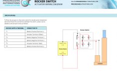 Illuminated Rocker Switch Wiring Diagram