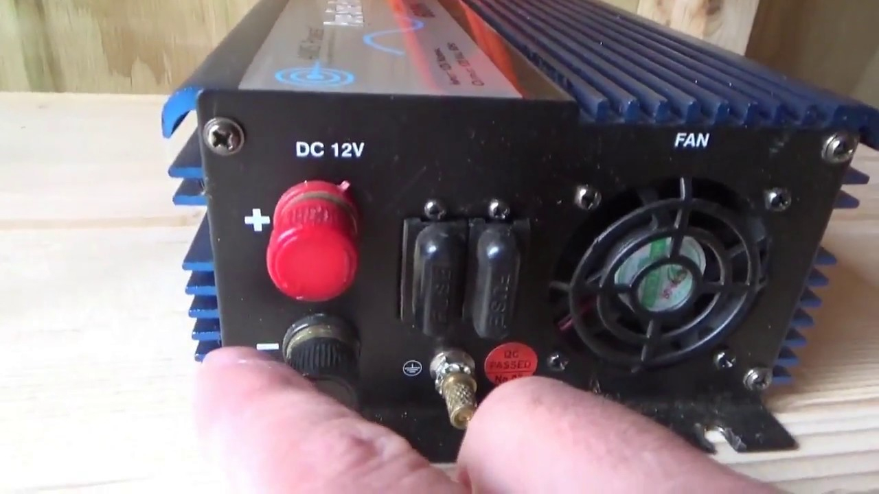 How To Connect Power Inverter ~ Setting Up Off Grid Solar - Youtube - Power Inverter Wiring Diagram