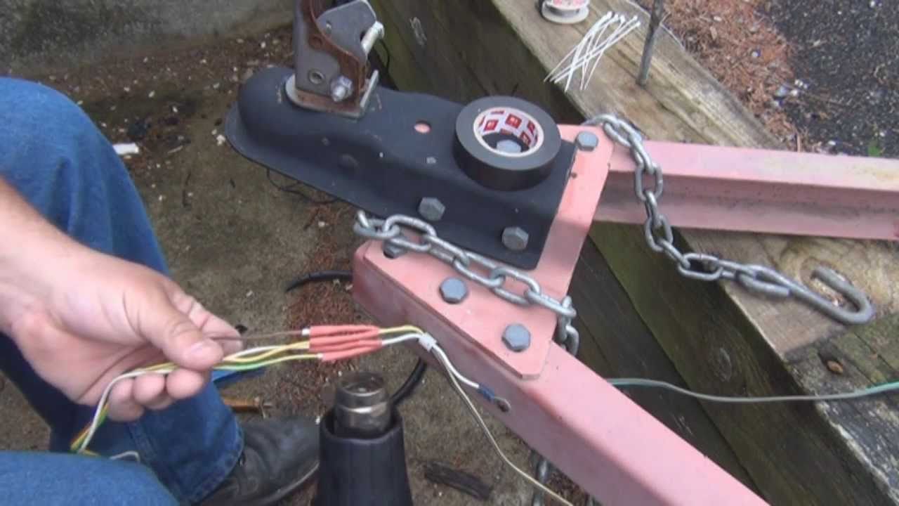 How To Extend And Or Replace A Trailer 4 Pin Connector - Youtube - 4 Pin Trailer Connector Wiring Diagram