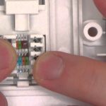 How To Install A Cat5E Network Faceplate Socket And How To Fix A   Rj45 Wall Socket Wiring Diagram
