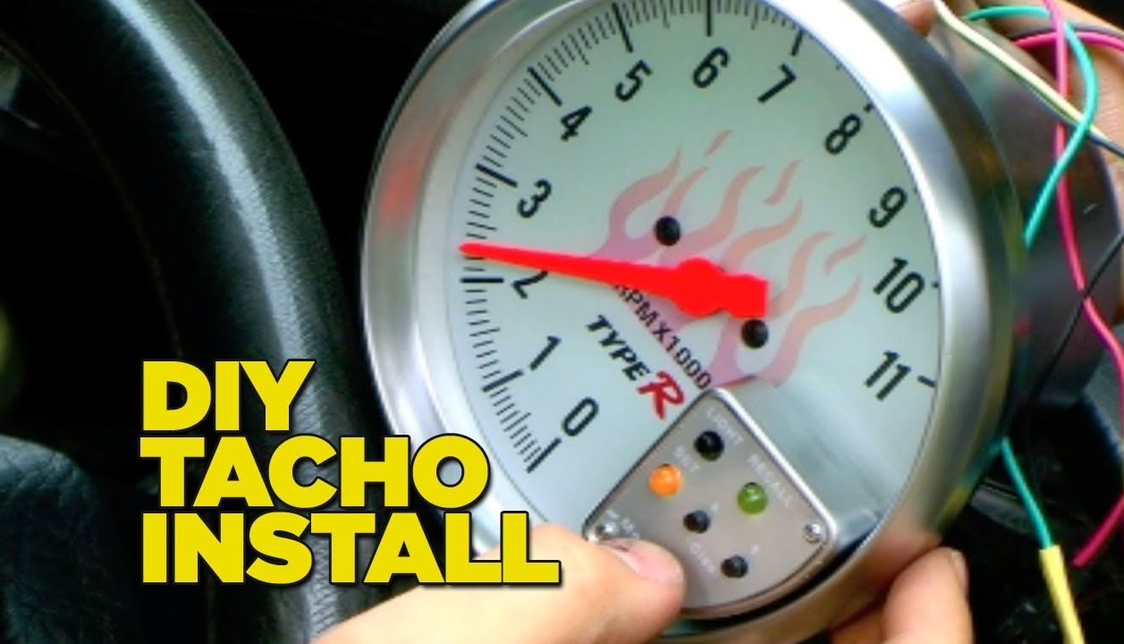 How To Install A Tacho Gauge - Youtube - Tachometer Wiring Diagram