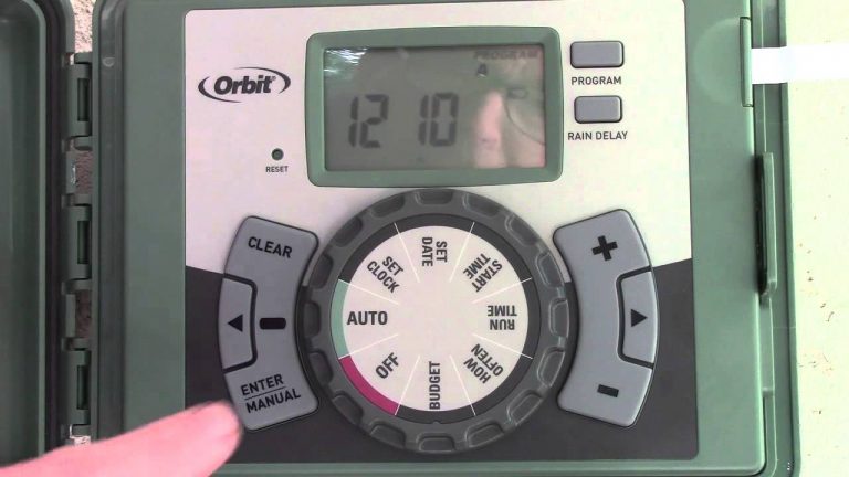 How To Install And Program An Orbit Easy Set Sprinkler Timer - Youtube