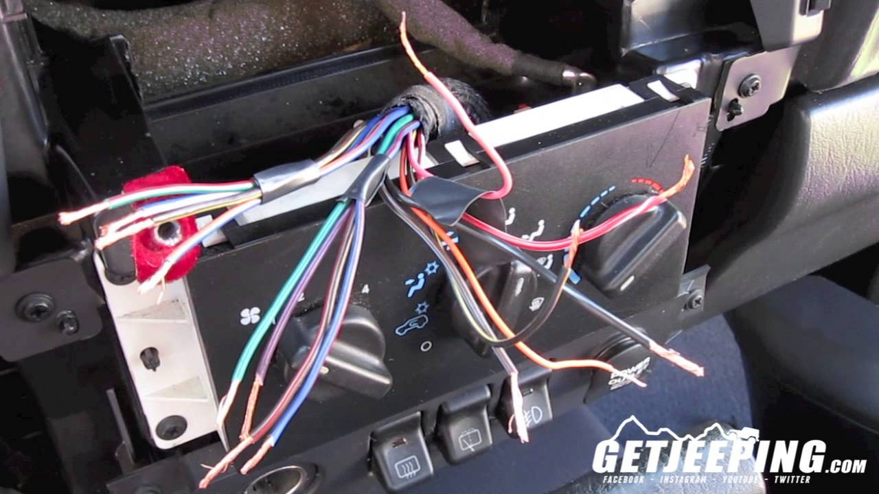 How To: Install Stereo Wire Harness In A 1997 To 2001 Jeep Cherokee - 2000 Jeep Cherokee Radio Wiring Diagram