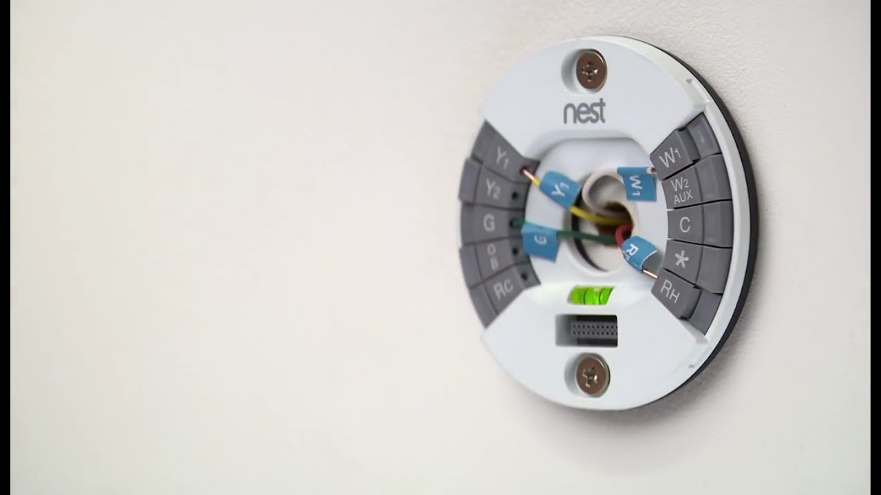 How To Install The 2Nd Gen Nest Learning Thermostat - Youtube - Nest Thermostat Wiring Diagram