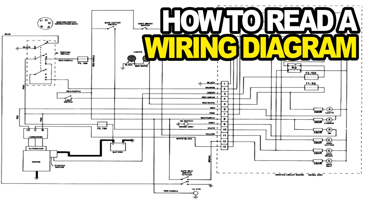 How To: Read An Electrical Wiring Diagram - Youtube - Automotive Wiring Diagram Symbols