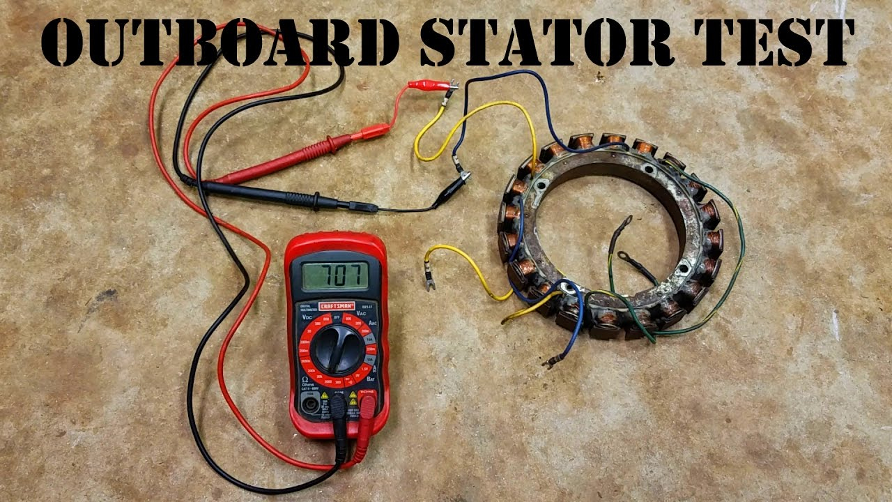 How To Test An Outboard Stator - The Easy Way! - Youtube - Mercury Outboard Wiring Diagram Ignition Switch
