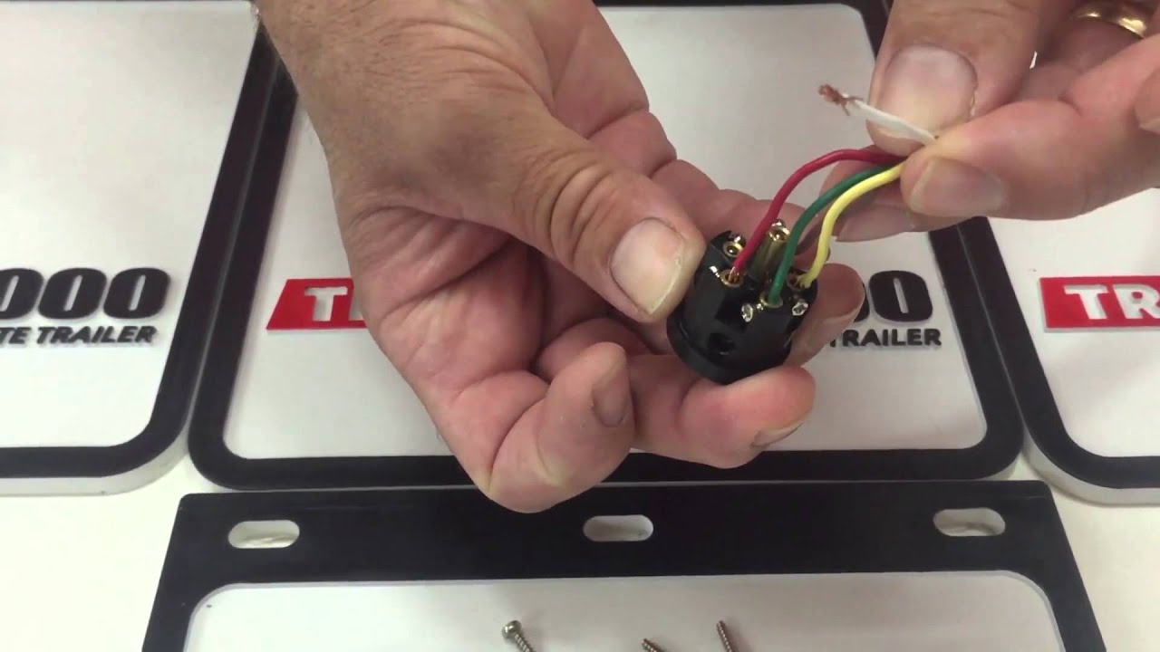 How To Wire A 6 Pin Round Trailer Plug - Youtube - 6 Pin Wiring Diagram