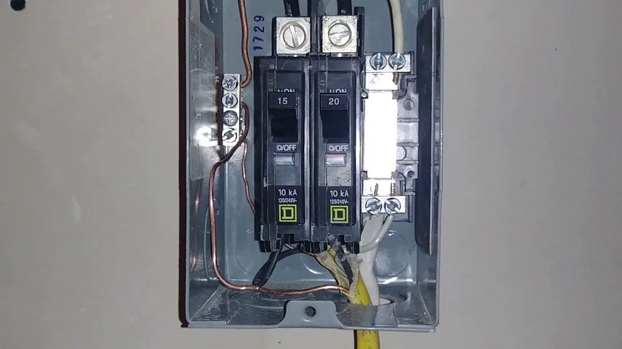 How To Wire A Sub Panel 30 Amp - Youtube - 30 Amp Sub Panel Wiring Diagram