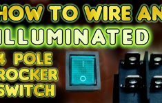 How To Wire An Illuminated 4 Pole Rocker Switch Kcd4 -Vegoilguy - 4 Pin Rocker Switch Wiring Diagram