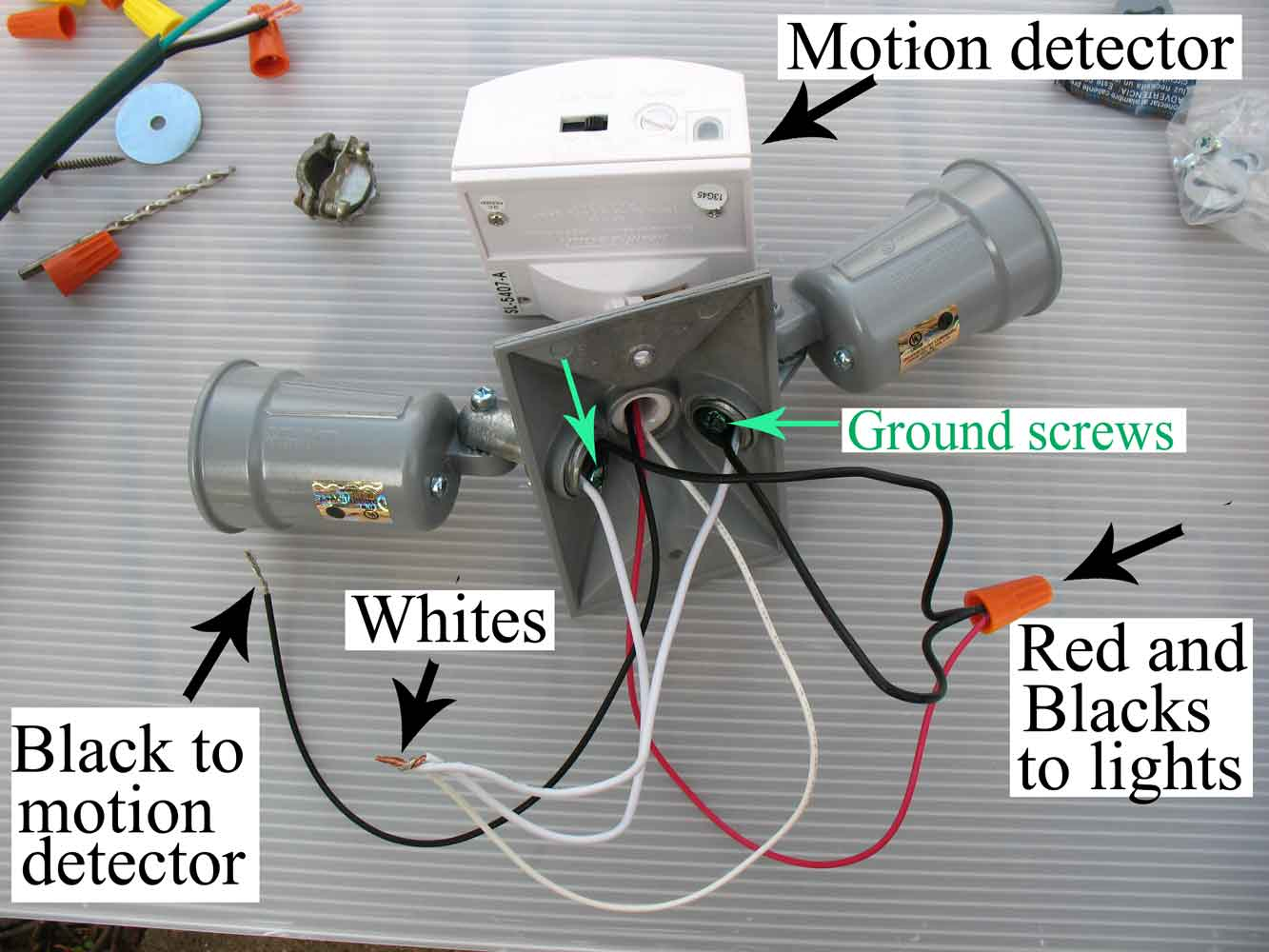 How To Wire Motion Sensor/ Occupancy Sensors - Wiring A Motion Sensor Light Diagram
