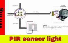 How To Wire Pir Sensor Light. - Youtube - Motion Sensor Light Wiring Diagram